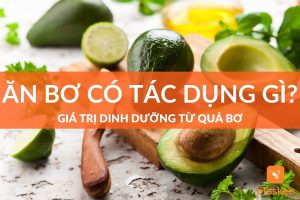 Ăn bơ có tác dụng gì? Giá trị dinh dưỡng từ quả bơ