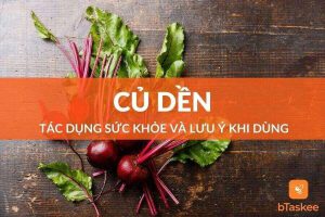 củ dền có tác dụng rất tốt cho sức khỏe