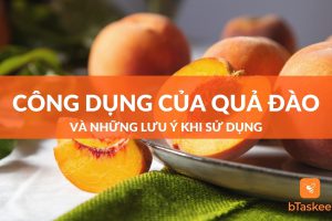 công dụng của đào