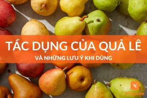 công dụng của lê