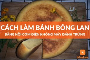 cách làm bánh bông lan bằng nồi cơm