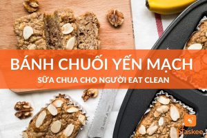 cách làm bánh chuối yến mạch