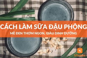 cách làm sữa đậu phộng