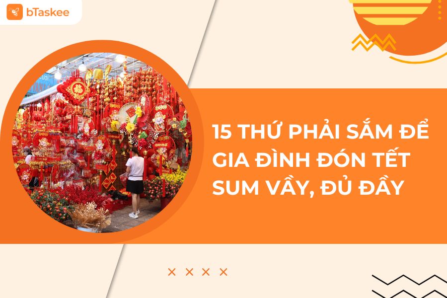 sắm đồ tết