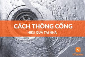 Cách thông cống tại nhà