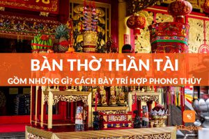 bàn thờ thần tài gồm những gì