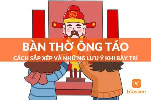 Cách bày trí bàn thờ ông Táo