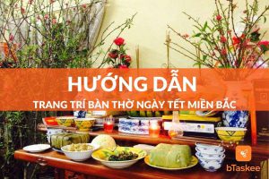 Cách trang trí bàn thờ ngày tết hiệu quả