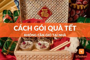 Cách gói quà Tết không cần giỏ