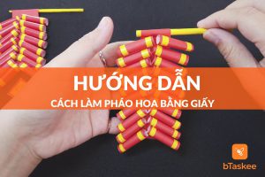 Cách làm pháo hoa bằng giấy đơn giản