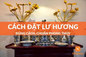 cách đặt lư hương trên bàn thờ