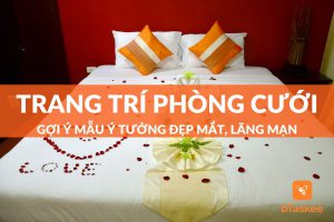 Trang trí phòng cưới đẹp mắt lãng mạn