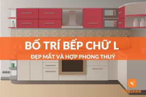 bố trí bếp chữ l