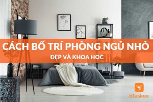 cách bố trí phòng ngủ nhỏ đẹp