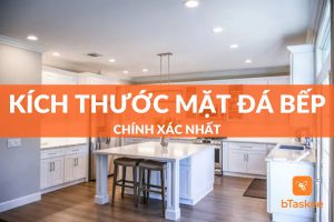 kích thước mặt đá bếp