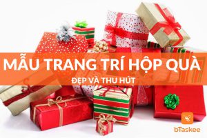 trang trí hộp quà