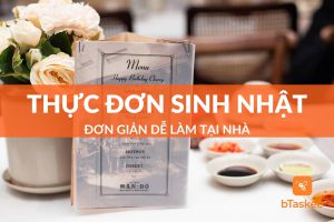 thực đơn sinh nhật đơn giản tại nhà