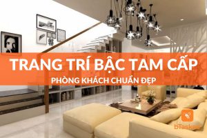 Cách Trang Trí Bậc Tam Cấp Phòng Khách Đẹp