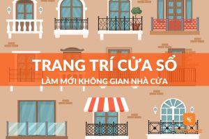 trang trí cửa sổ