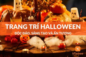 trang trí hallowen