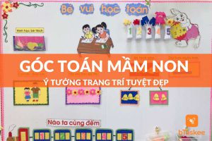 trang trí góc toán mầm non