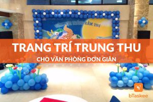 trang trí trung thu cho văn phòng