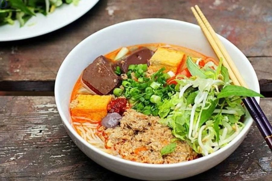 Bún riêu cua cho buổi chiều