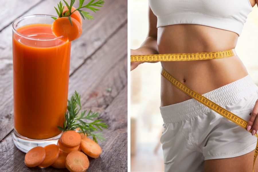 Chế biến cà rốt làm nước ép giúp giảm cân hiệu quả
