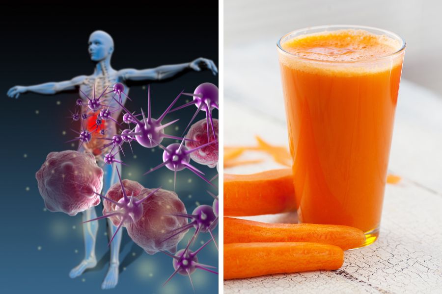 Tác dụng nước ép cà rốt: Tăng cường hệ miễn dịch, ngăn ngừa bệnh tật