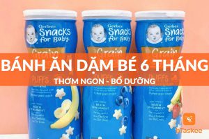 20+ bánh ăn dặm cho bé 6 tháng tuổi thơm ngon - bổ dưỡng