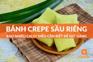 bánh crepe sầu riêng bao nhiêu calo