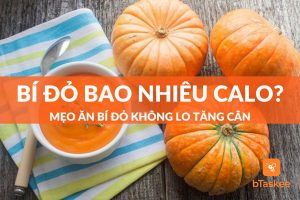 bí đỏ bao nhiêu calo