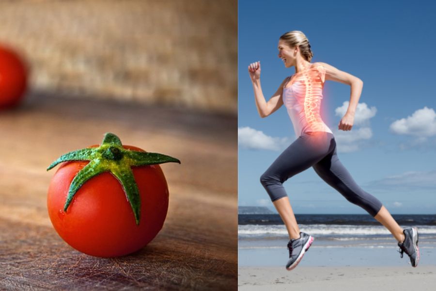 Cà chua giúp giảm nguy cơ loãng xương.