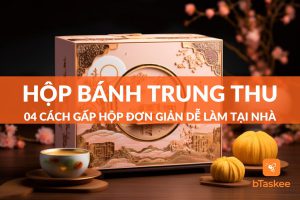 cách gấp hộp bánh trung thu