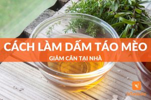 cách làm giấm táo mèo giảm cân