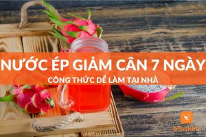 công thức nước ép giảm cân 7 ngày