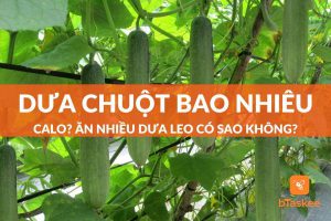 dưa chuột bao nhiêu calo