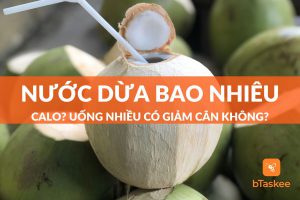 nước dừa bao nhiêu calo