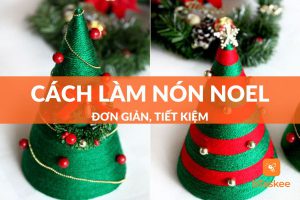 cách làm nón noel