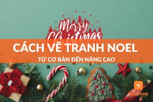 vẽ tranh noel