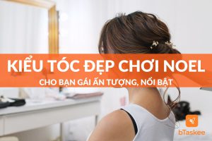 kiểu tóc đẹp đi chơi noel