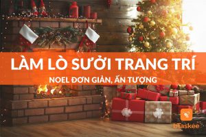 làm lò sưởi trang trí noel