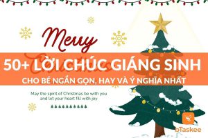 lời chúc giáng sinh cho bé