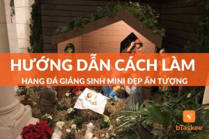 cách làm hang đá giáng sinh mini