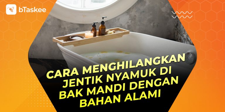 Cara menghilangkan jentik nyamuk di bak mandi