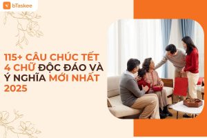 câu chúc tết 4 chữ