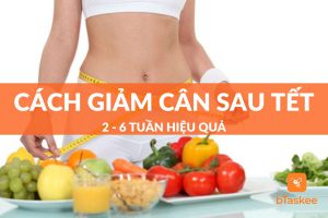 giảm cân sau tết