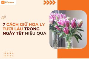 cách giữ hoa ly tươi lâu ngày tết