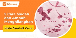 cara menghilangkan noda darah di kasur