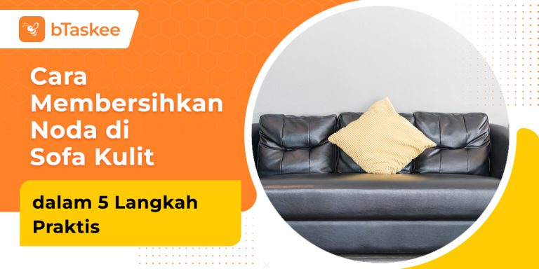 cara membersihkan sofa kulit